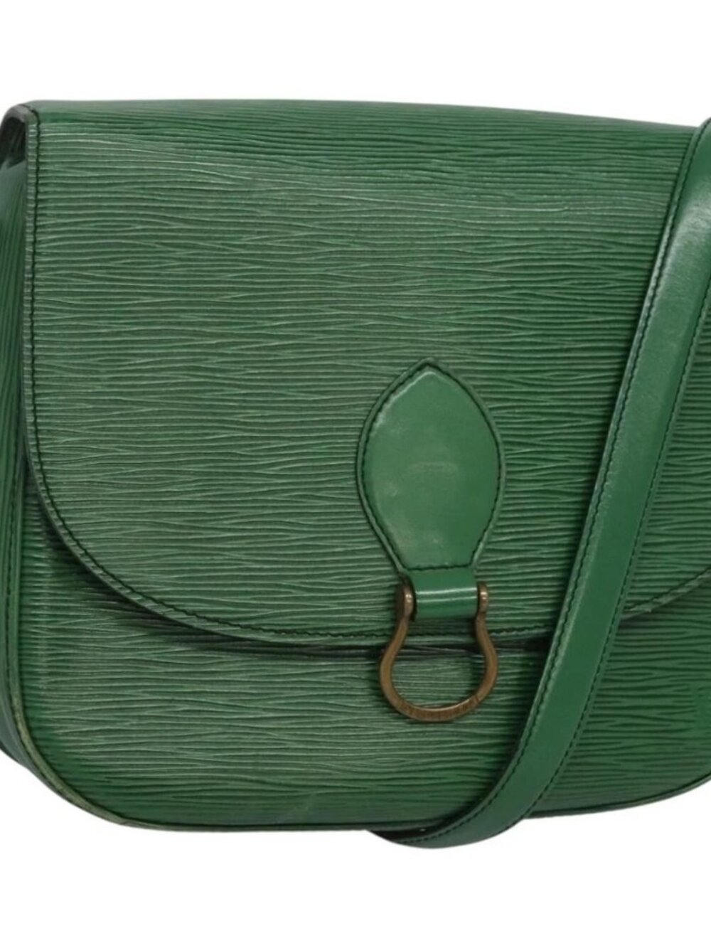 LOUIS VUITTON Epi Saint Cloud GM Shoulder Bag Green M52194 LV Auth 120495